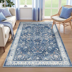 Yamaziot Washable Area Rug 3x5 – Small Non Slip Boho Area Rug by Yamaziot