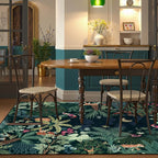 LIVEBOX Washable Jungle Dark Green Rug 5x7 - Image 8