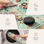 Rugflix 2x6 Runner Rug for Hallway, Washable Kitchen Runner Non Slip, Soft Low - Image 4