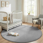 Sour Lemon 4ft Round Rugs for Bedroom, Circle Area Rugs for Living Room - Image 6
