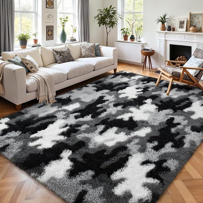 AROGAN Soft Fuzzy Kids Rugs for Girls Room Playroom 3x5 Feet, Fluffy Cute - Image 5