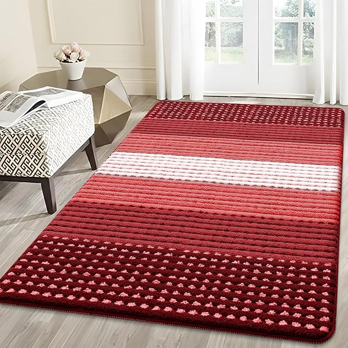 Kitinjoy Indoor Outdoor Door Mat, 59x36 Non-Slip Absorbent Dirt Trapper by Kitinjoy