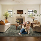 10x12 Area Rugs for Living room: Large Washable Rugs Stain Resistant Non Slip - Image 6