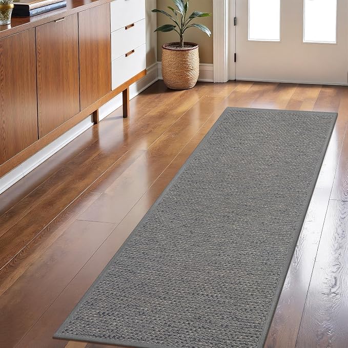 LEKEEPGO Long Door Mat 24"x59", Non Slip Door Mat Indoor Entrance, Rubber by LEKEEPGO