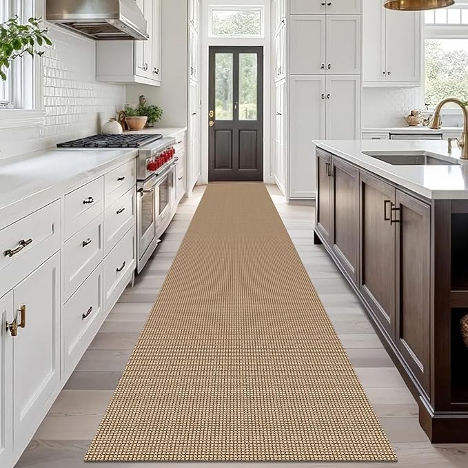 IOHOUZE Washable Exrea Long Hallway Runner Rug 3x18 Non Slip Rubber Backed - Image 7
