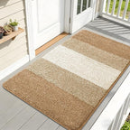 Kitinjoy Indoor Outdoor Door Mat, 59x32 Non-Slip Absorbent Dirt Trapper by Kitinjoy