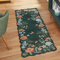 Lahome Floral Small Rug, 2x4 Kitchen Rugs Non Slip Washable Rug Ultra-Thin by Lahome