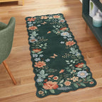 Lahome Floral Small Rug, 2x4 Kitchen Rugs Non Slip Washable Rug Ultra-Thin by Lahome