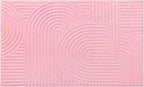 Pauwer Pink Area Rug for Girls Bedroom 3x5 Soft Fluffy Non Slip Machine - Image 9