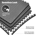 24 Pack Home Gym Mat, Puzzle Exercise Mat, EVA Interlocking Foam Floor Tiles - Image 5