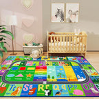 HOMORE Kids Educational Rug, Kids Collection Area Rug - Image 4
