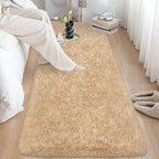 3x10 ft Beige Runner Rugs for Bedroom Living Room, Soft Plush Fluffy Throw Rug - Image 9