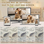 cotiled 3x5 Area Rug Machine Washable Vintage Carpet - Image 8