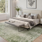 8x10 Area Rugs for Living Room Non Slip Machine Washable Rug Distressed - Image 3
