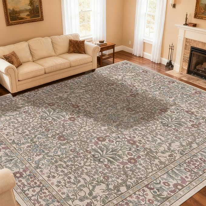 Extra Large 10x14 Area Rug for Living Room, Washable Rugs for Dining Room by Unknown