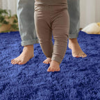 YJ.GWL Fluffy Runner Rugs for Bedroom Living Room Soft Shag Rug 2x6 Feet - Image 3