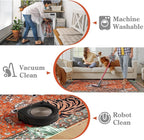 Moynesa Tiger 5x7 Area Rug, Boho Washable Living Room Rug, Non Slip Rugs - Image 5