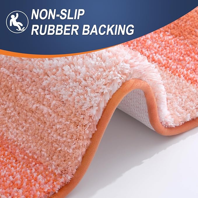 OLANLY Bathroom Rugs Mat 36x24, Extra Soft Absorbent Microfiber Bath Rugs - Image 5