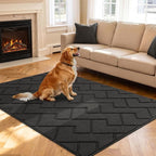 hicorfe Indoor Doormat, Front Back Door Mat Rubber Backing Non Slip Door Mats by Hicorfe