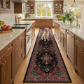 RELEANY Area Rugs Runner 2'x10' Washable Non-Slip, Floral Vintage Distress by RELEANY