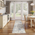 DMOYEST Washable Runner Rug for Hallway: 2x6 Neutral Modern Abstract Low Pile - Image 6