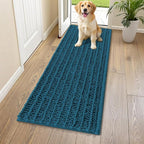 Smiry Dog Door Mat for Muddy Paws 59x24, Absorbent Dirt Trapper, Non-Slip by Smiry