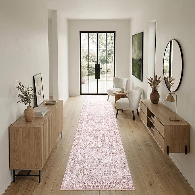 Rugxara 2x10 Washable Runner Rug, Non Slip Boho Runner Rugs - Image 3