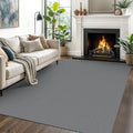EARTHALL Washable Area Rugs 5x7 Ft Non Slip Living Room Rugs Cotton Rubber by EARTHALL