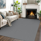 EARTHALL Washable Area Rugs 5x7 Ft Non Slip Living Room Rugs Cotton Rubber by EARTHALL