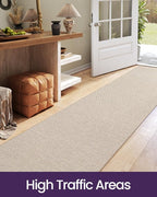 DEXI Hallway Runner Rug 2'4"x8', Non Slip Rubber Backed Runners Carpet - Image 8