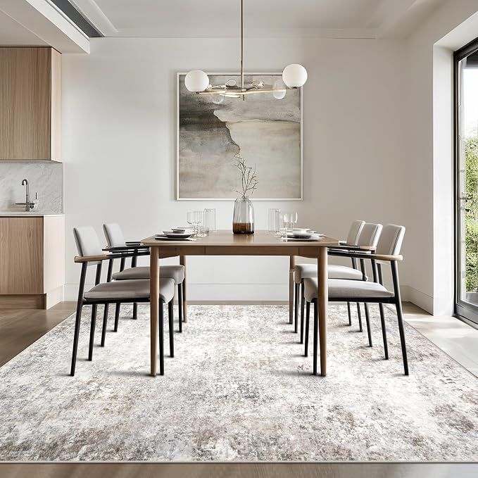 Srugn Washable Rugs 5x7 Area Rugs - Image 7