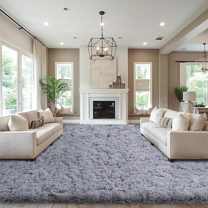 Mugorn Area Rugs 9x12 Living Room, Large Fluffy Area Rugs - Image 6