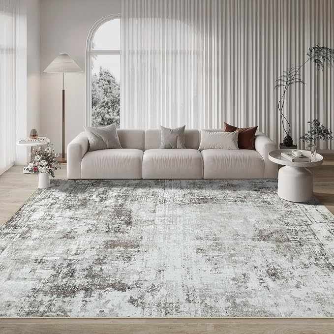 9x12 Area Rugs for Living Room Rug Washable: Modern Large Rug for Dining Room - Image 8