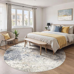8ft Round Area Rug Living Room Rugs - Image 3