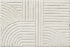 Pauwer 2x3 Washable Area Rugs for Living Room Modern Beige Solid Color Soft - Image 9