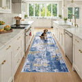 RELEANY Washable Area Rugs 3x8 Non-Slip Modern Abstract Soft by RELEANY