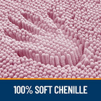 OLANLY Large Bathroom Rugs 44x32, Extra Soft Absorbent Chenille Bath Rugs - Image 3