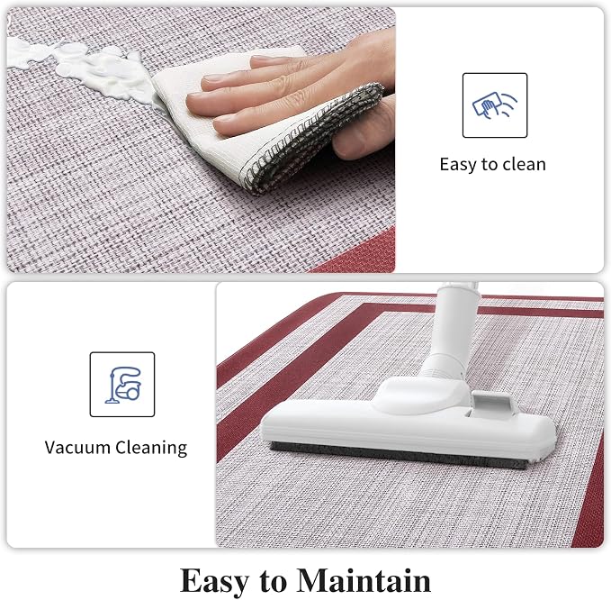 Mattitude Kitchen Mats Set of 2 Cushioned Anti-Fatigue Non-Skid Rug Sets - Image 4