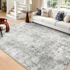 RELEANY Washable Area Rugs 7'x9' Non-Slip Modern Abstract Soft by RELEANY