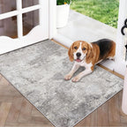Modern Abstract 2x3 Rug Washable Non-Slip Small Area Rug by BYYVOORugsforYourHome