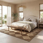 nuLOOM Outdoor Performance Collection Sabina Brown/Ivory, High Traffic - Image 4