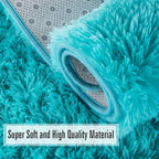 Andecor Soft Fluffy Bedroom Rugs, 4 x 6 Feet Indoor Shaggy Plush Area Rug - Image 8