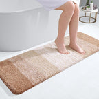 OLANLY Bathroom Runner Rugs Mat 47x17, Extra Soft Absorbent Microfiber Bath Rugs by OLANLY