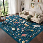 Unirea 8x10 Dark Blue Cat Area Rugs - Image 9