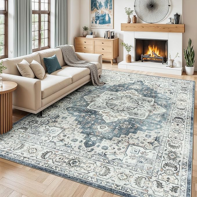 Lessymo 8x10 Vintage Medallion Rug by Lessymo