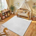 Amearea 5x5 Square Area Rugs for Bedroom Living Room, Modern White Thickened by AmeareaDirect