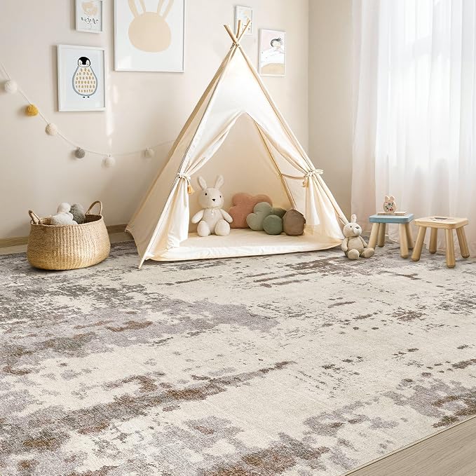 UERMEI 10x14 Washable Area Rug - Image 6