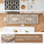 Collive Farmhouse Kitchen Mats, Cushioned Anti Fatigue Mats - Image 2