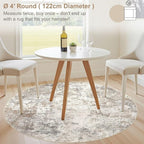 UERMEI 4ft Round Area Rug Living Room Rugs - Image 2