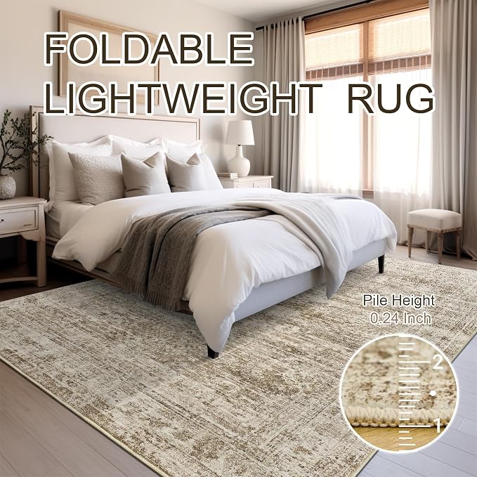 Soalmost Washable Area Rug 8x10, Large Soft Rugs - Image 6